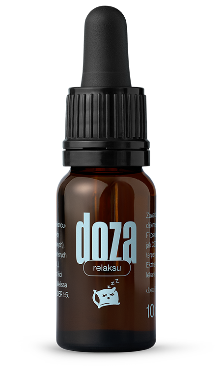 Doza relaksu Kropelki 1000 mg CBD + melisa 💤