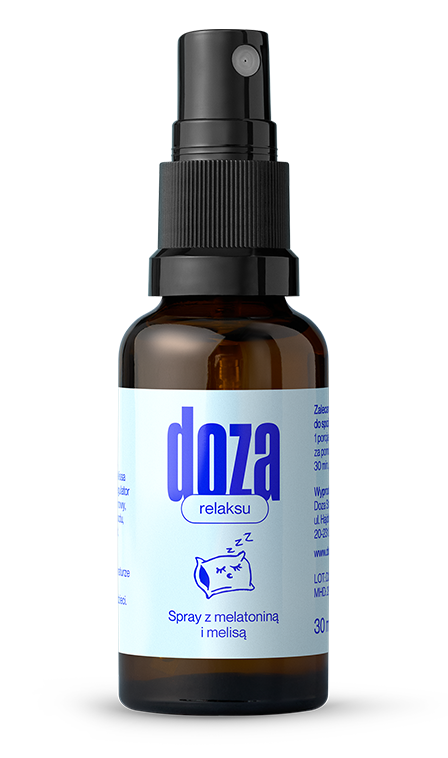 Spray z melatoniną i melisą 